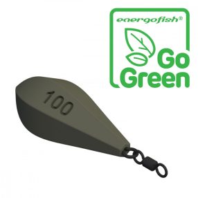   CARP EXPERT TORPEDO FORGÓS TÁVDOBÓ ÓLOM 60G SZINEZETT ''GO GREEN''