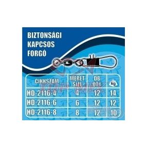 Haldorádó Biztonsági kapcsos forgó - kicsi (S)