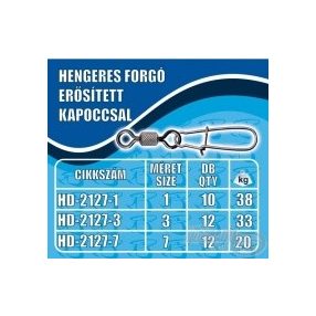   Haldorádó Hengeres forgó erősített kapoccsal - közepes (M)