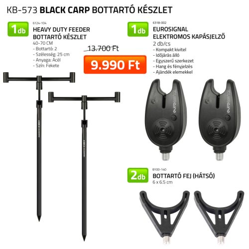 Black Carp Bottartó készlet 6124-104+ 6318-002+ 2x 8100-140