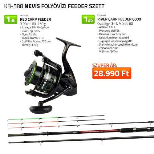 Folyóvízi feeder szett 1847-390+ 2516-460