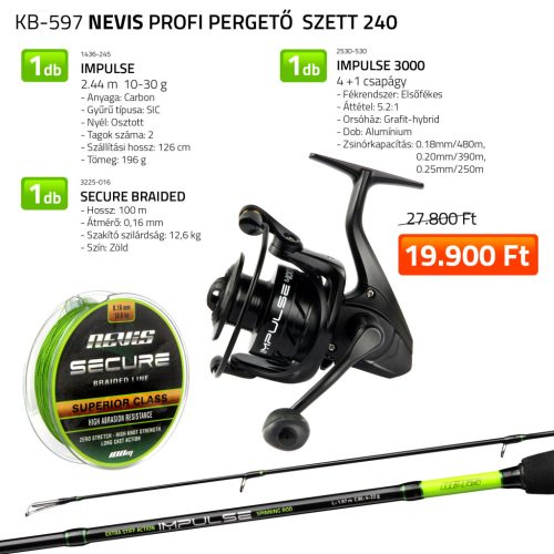 Profi Pergető szett 240  1436-245+ 2530-530+ 3225-016