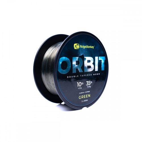 RIDGEMONKEY ORBIT DOUBLE TAPERED MONOFIL ZSINÓR 12/35LB GREEN 3X300M