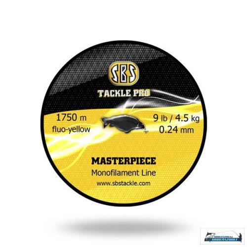 SBS Masterpiece Monofilament Line fluo yellow 1750 0.24