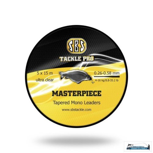 Masterpiece Tapered Mono Leader waterclear 5*15 m