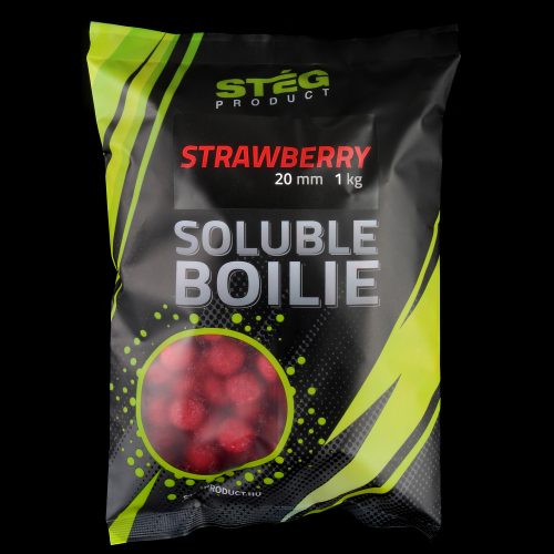 SOLUBLE BOILIE 20 MM STRAWBERRY 1 KG 