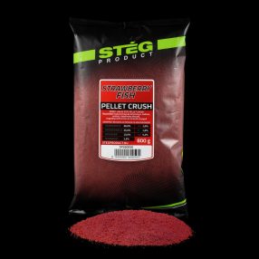 STÉG Red Pellet Crush  etetőanyag  800gr STRAWBERRY-FISH