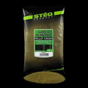 STÉG Green Pellet Crush  etetőanyag 800gr GARLIC-ALMOND