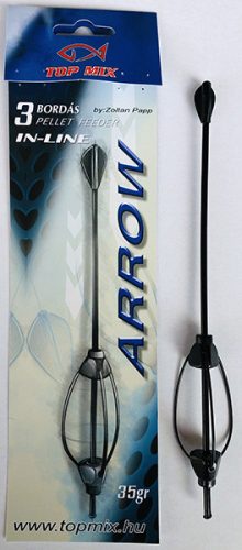 Arrow hárombordás method feeder kosár 35g