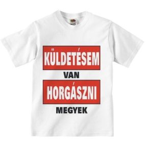 TRÉFA PÓLÓ 'KÜLDETÉSEM VAN' L FEHÉR