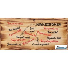 FATÁBLA 'HORGÁSZKIFOGÁSOK'