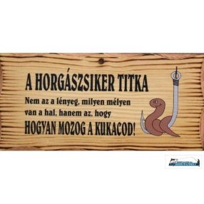 FATÁBLA 'A HORGÁSZ SIKER TITKA'